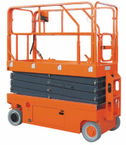 厂房高处管道安装高空作业升降平台车高效助手